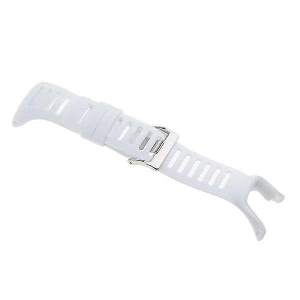 Suunto Ambit3 2 1 Kompatibla Gummiband i Silver och Svart Silver White