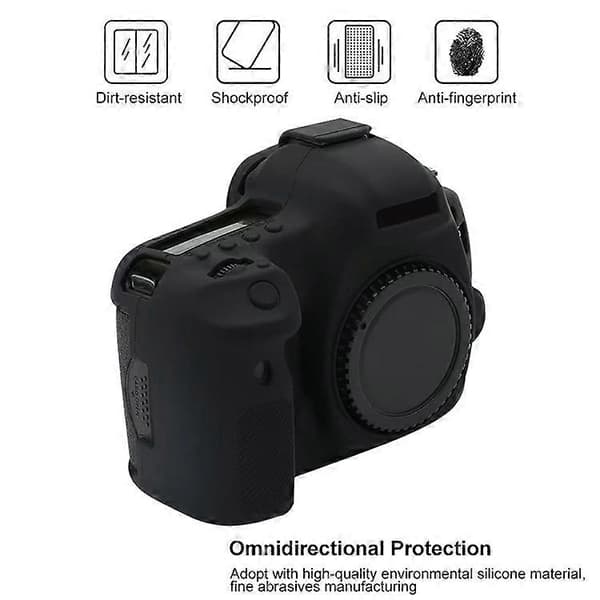 (Ny ankomst) Blød silikone beskyttelsesetui til Canon EOS 5DS