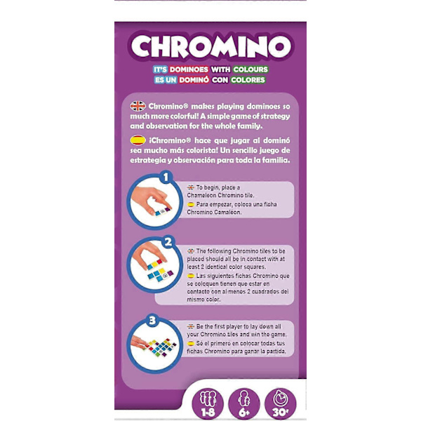 Chromino (lille æske) brætspil