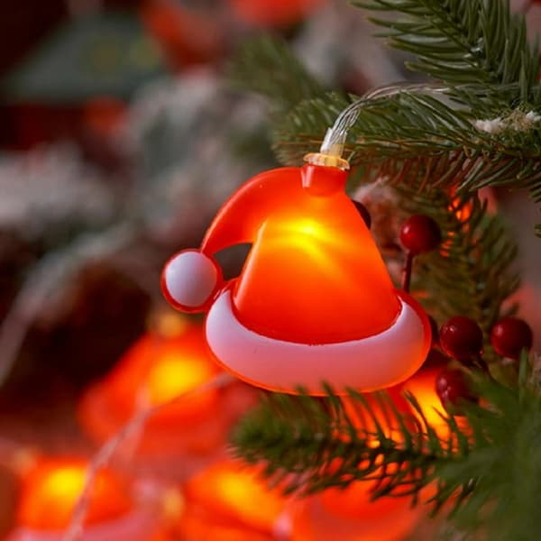 Vinterlyslenker, 10 LED Julelys, Hjem Soverom Dekorasjon