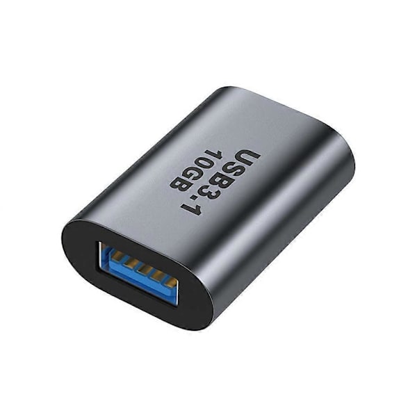USB-C USB 3.1 Typ C Hona till USB 3.0 A Hona Dataadapter 10Gbps Data Ström