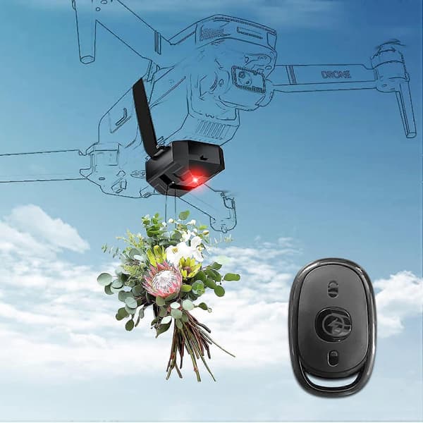 Drone Airdrop System til DJI Mini 3 pro/Mini 3/ Mini 2 SE/Avata/Mavic 2/2S /Mavic 3 Pro Cine/Phantom 3 4/4 Pro Transport Release Delivery Payload Devi