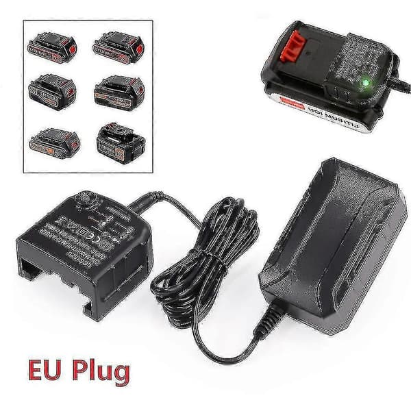 Batterioplader til Black&amp;decker Li-ion, EU-stik Lbx20