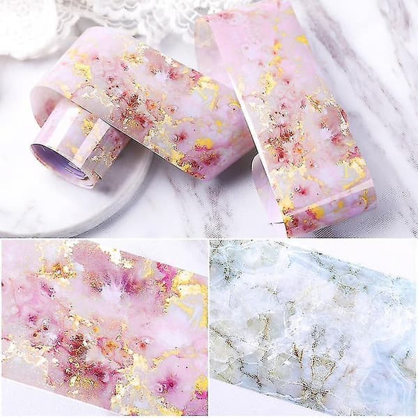 2 175 Marble Series Nails Art Transfer Stickers