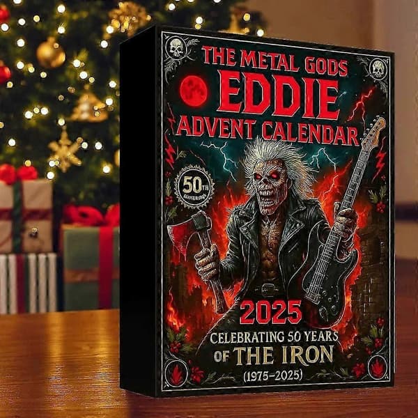 24 Dage Eddie Julekalender 2025 Nedtællingskalender Blind Box