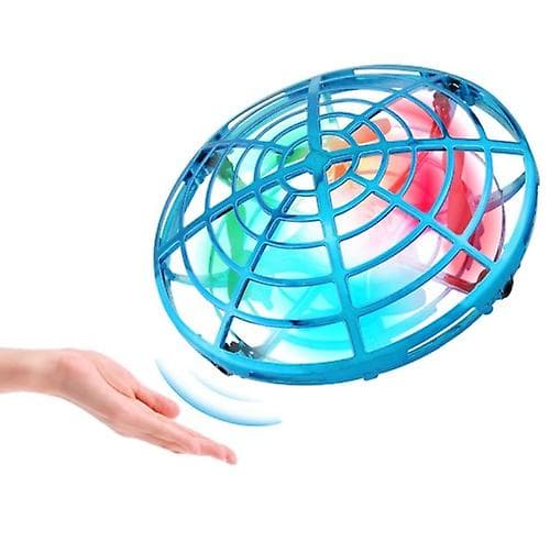 Fargerike Lys 5 Induksjon Quadcopter Ufo Mini Drone Blue