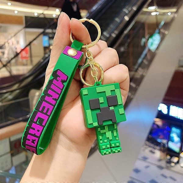 minecraft nøkkelring 2 stk 6.5CM