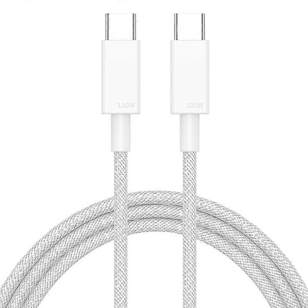 100W USB-C / Type-C til USB-C / Type-C Hurtig Opladnings Datakabel, Længde: 3m