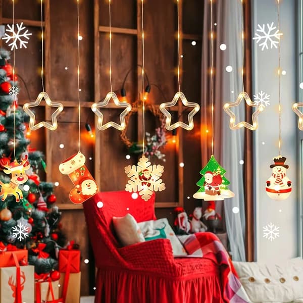 DIY Julelys 8 Tilstande LED Julelyskæde