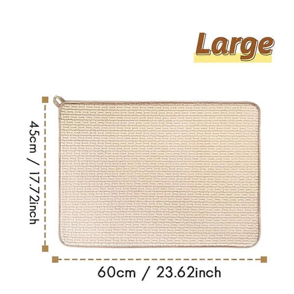 2-pack XXL Stor Diskmatta i Mikrofiber, 61x45 cm