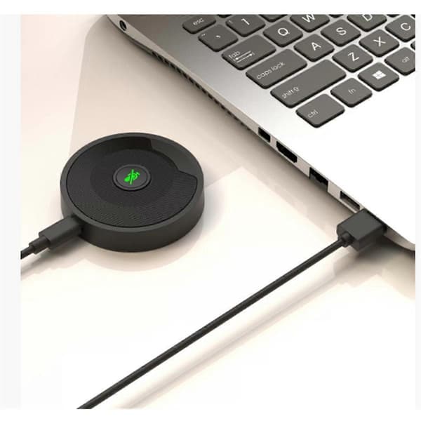 UM10 USB Konferencemikrofon 360° Omnidirektionel Kondensator PC Mikrofoner til Videokonference Ga