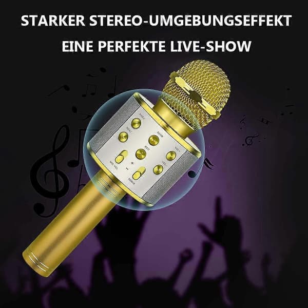 Karaokemikrofoni, aikuisten karaokemikrofoni Bluetooth