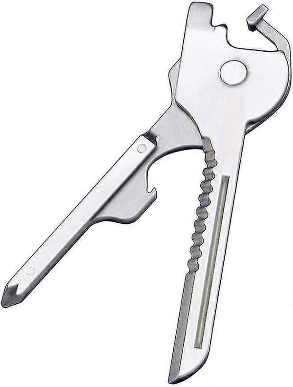 6-i-1 Multifunksjonell Nøkkelringverktøy for Nøkkelring Folding Tool