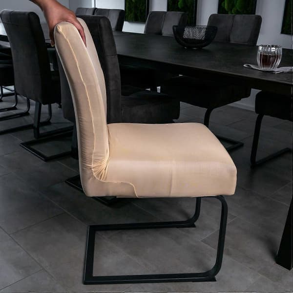 Elastisk Stoltrekk Stoltrekksett CREAM 2 piece