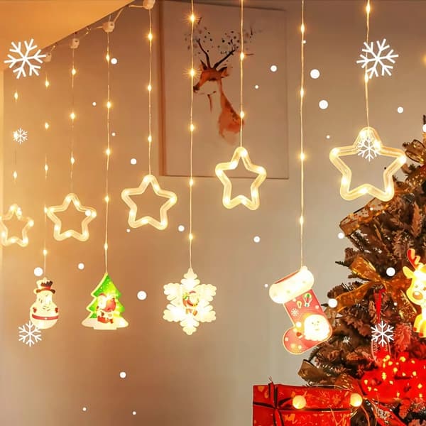 DIY Julelys 8 Tilstande LED Julelyskæde