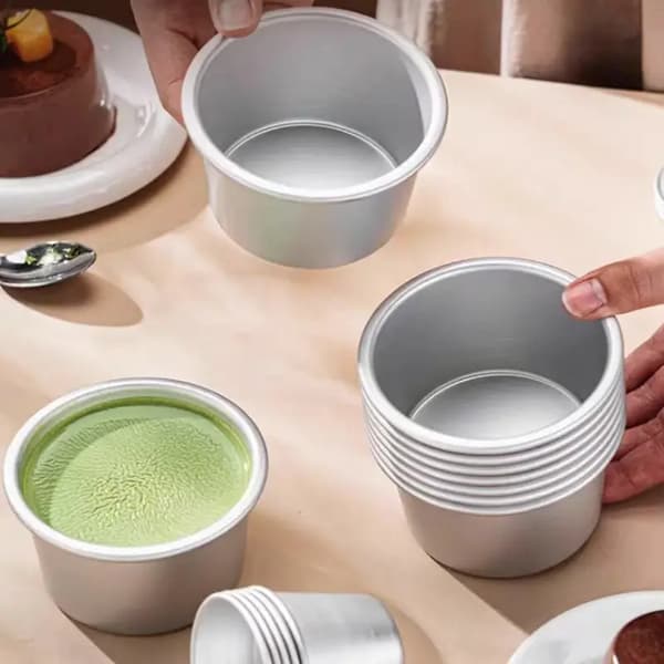 8 stk. karamellpuddingform egg terteform høytemperatur baking kake baking dessert gelé liten mini
