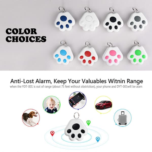 Mini GPS-tracker og lokalisator til kæledyr, Bluetooth Anti-Lost til katte og hunde green