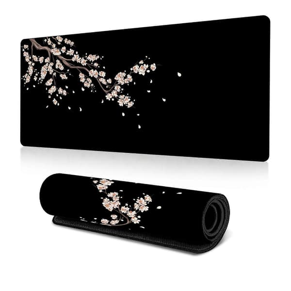 Musematte (80 x 30 x 0,3 cm) Ekstra Stor Musematte Skrivebordsmatte, Sklisikker Gummibase, Gaming Musematte