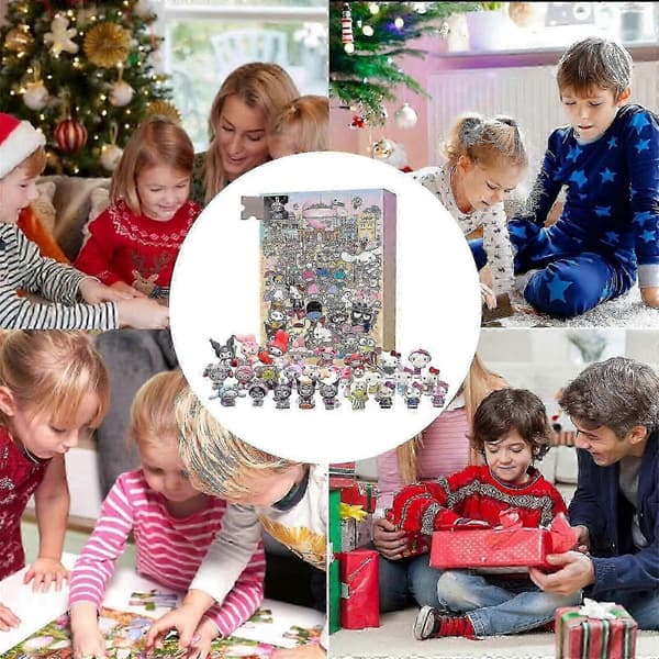 2025 Julkalender Överraskningslåda 24 st Julklapp Stitch Half Stereo A