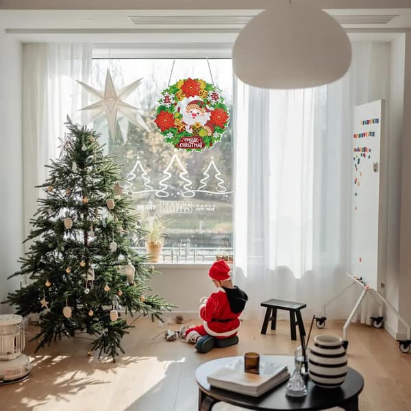 5D Diamantmålning Juldekoration DIY Diamantmålning Bildkit