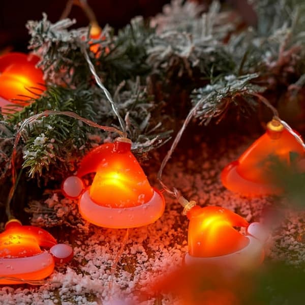 Vinterlyslenker, 10 LED Julelys, Hjem Soverom Dekorasjon
