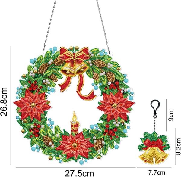 5D Diamantmaleri Julepynt DIY Diamantmaleri Billede Sæt