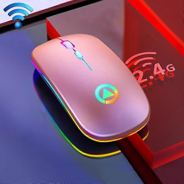 YINDIAO A2 2.4G 1600DPI Trådlös Tyst Bluetooth-mus