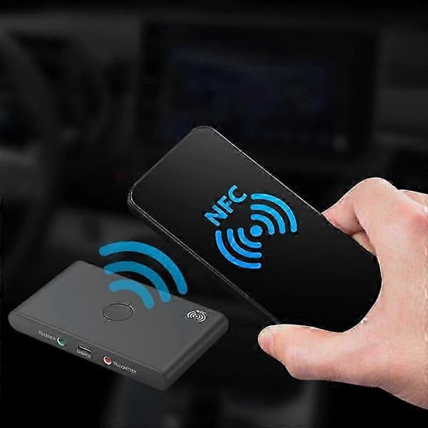 Bluetooth Sender Mottaker Trådløs Lydadapter for TV Bil RCA Bluetooth Lydmottaker Sender