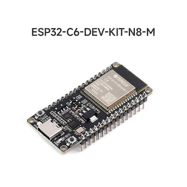 ESP32-C6 Udviklingskort ESP32-C6-DEV-KIT-N8 Modul 8MB Flash ESP32 C6 Kort