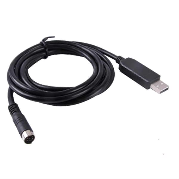 PL2303GT USB til RS232 8 Pin DIN Adapter Konverter Kabel til Programmering