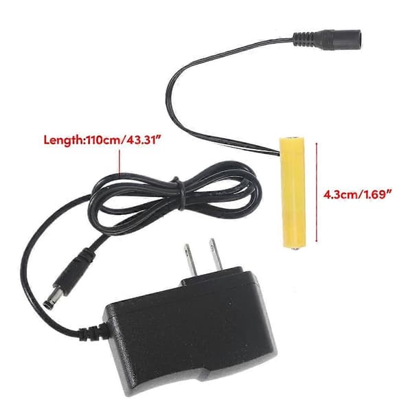 Erstat AAA-batteri strømforsyningsadapter 4,5V til 3 stk. AAA-batterieliminatorer EU
