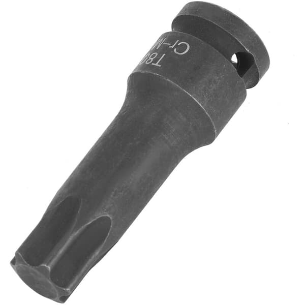 1/2\" pipeadapter stjernehode-drev luft slagnøkkel bit pipe bilreparasjonsverktøy (T80)