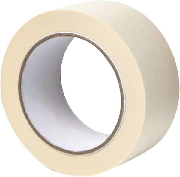 2-pack Premium Bred Maskeringstejp, 20 m x 50 mm (2\") - Högkvalitativ Målar- och Dekoreringstejp - 2 rullar