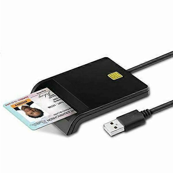 USB 2.0 Smart Card Reader ID SIM-kortlæser Bærbar