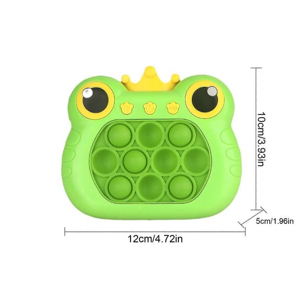 Green Frog Press Snabbreaktionsspel, Inga Batterier