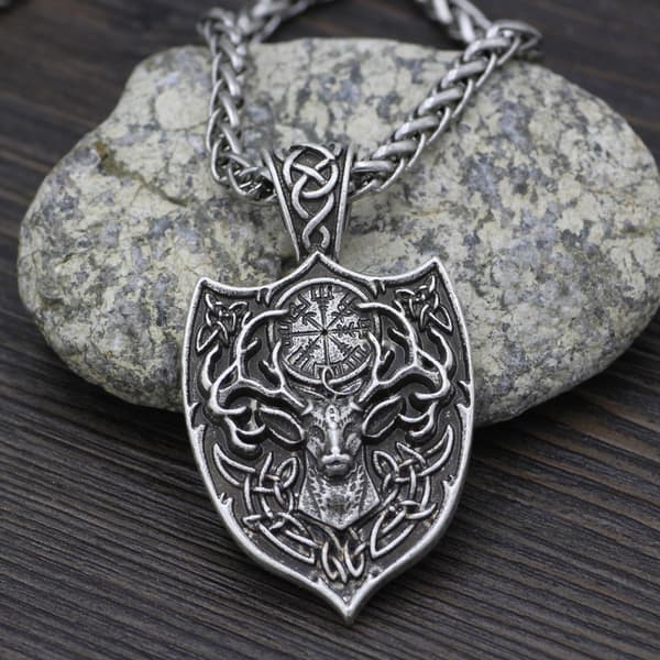 Norse Wolf Vikings Halskjede Sølvgrå one size