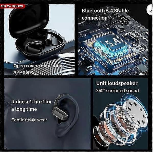 2025 144+ Sprog AI Oversætter Ørepropper Bluetooth Oversættelse i Realtid
