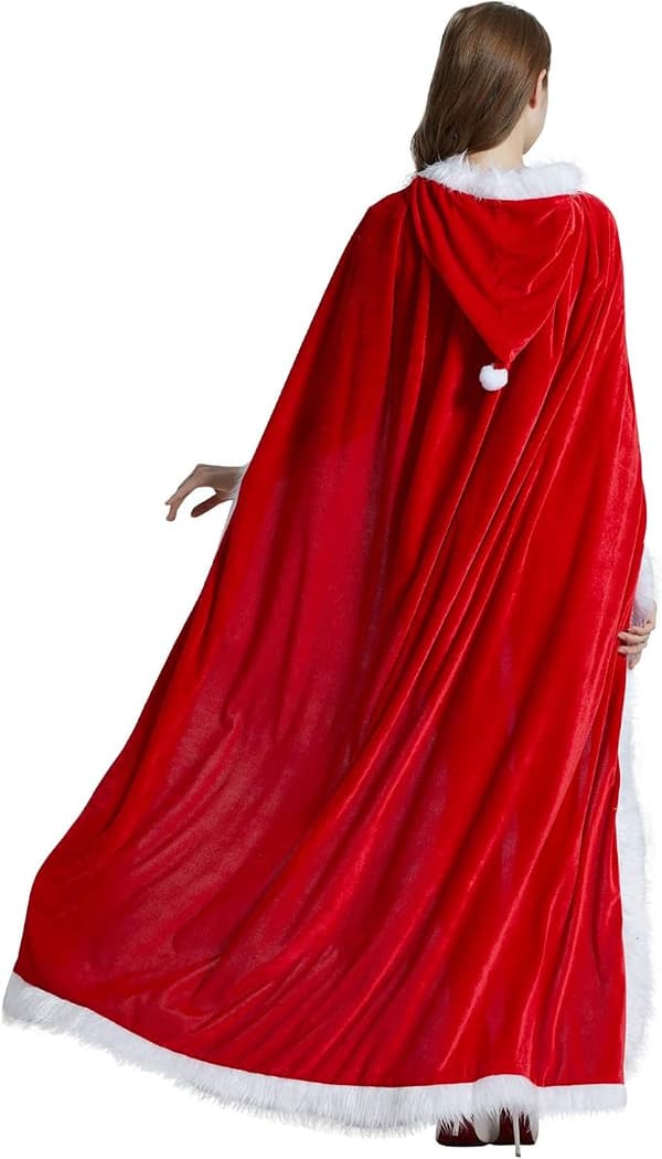 Julekappe i fløjl, julekostume