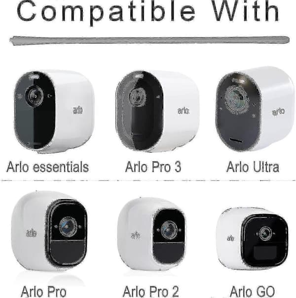 Justerbart drejebeslag til Arlo Ultra 4K &amp; Ultra 2 - Sort 2-pak Black 1pack