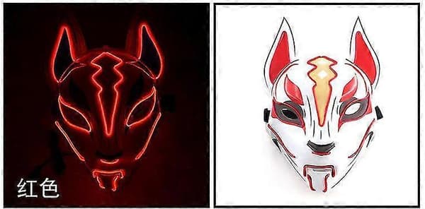 Summer Driftled Halloween Lysende Maske