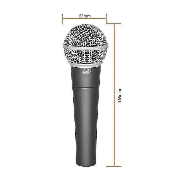 2024 Shure SM58s -laulumikrofoni virtakytkimellä