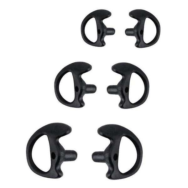 Silikon Ørepropp Ørepiercing Erstatning Ørepropp Øreplugg For Motorola Black