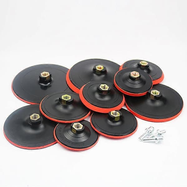 Slipeplate 125 mm med dorn for drill (1 stk)