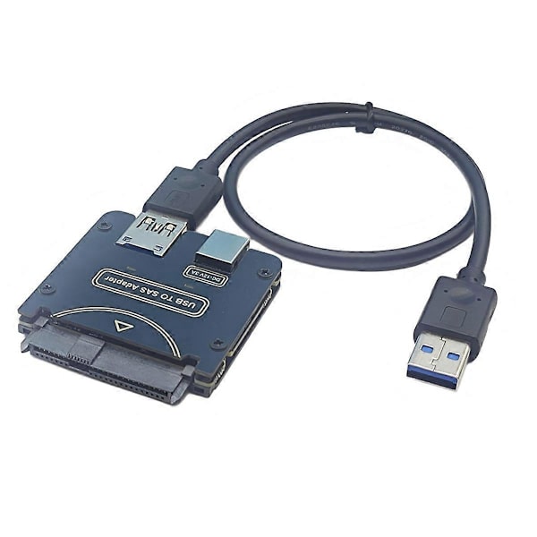 SAS 29Pin SFF-8482 - USB 3.0 -sovitin ilman virtaa