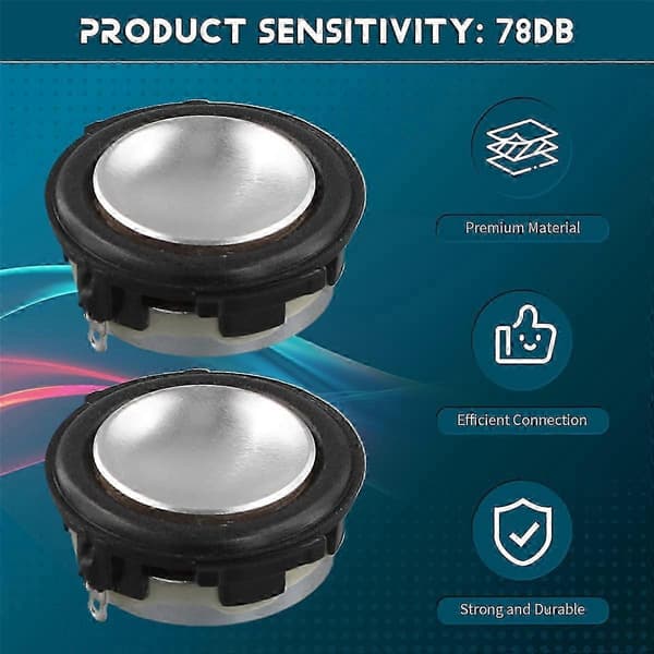 1.25 tommer 31mm 4Ohm 3W Neodymium Full Range Mini Høyttaler for Bluetooth-lyd Black