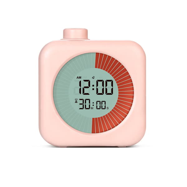 Digital visuel timer med nedtælling, alarm, ur, 60