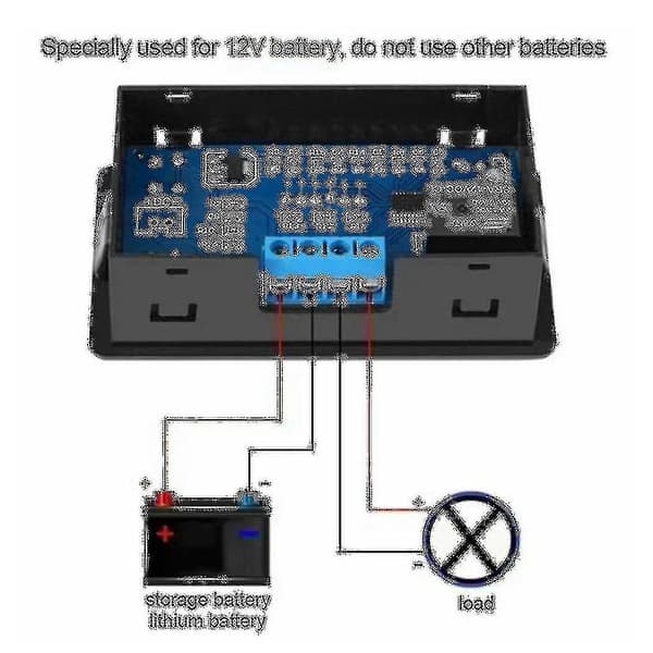 2st Yx811a 12V Batteri Lågspänningsbrytare Auto Switch Controller Underspänningsmodul