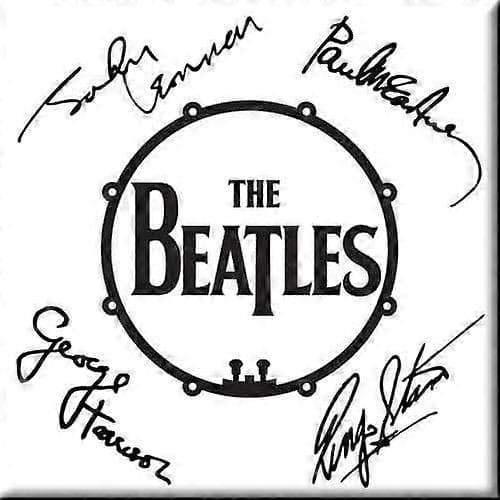 The Beatles -logon jääkaappimagneetti