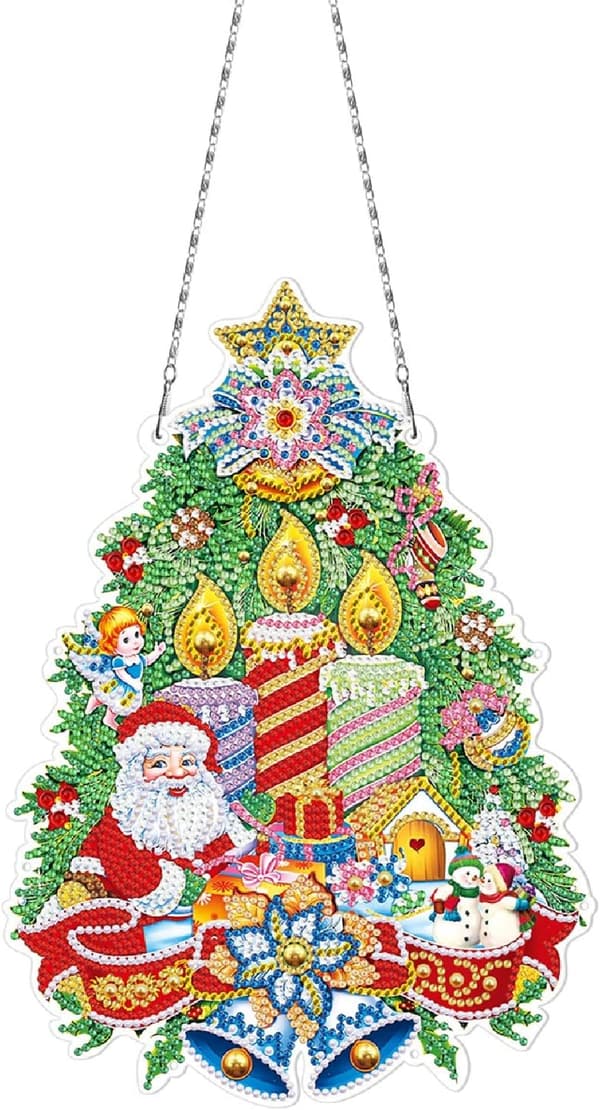 5D Diamantmaleri Julepynt DIY Diamantmaleri Billede Sæt