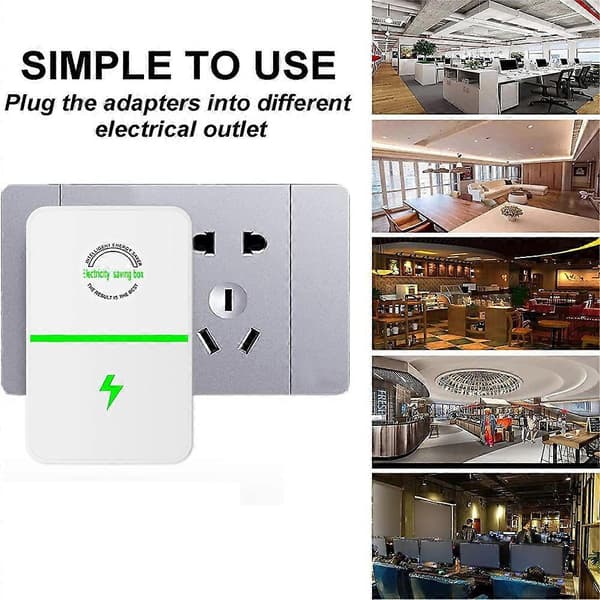 2025 Ny Strømsparer Energisparende Enhet UK Plug 1pc